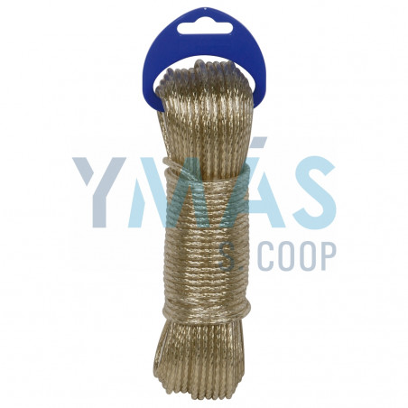 CABLE ACERO PLASTIFICADA ORO 20M