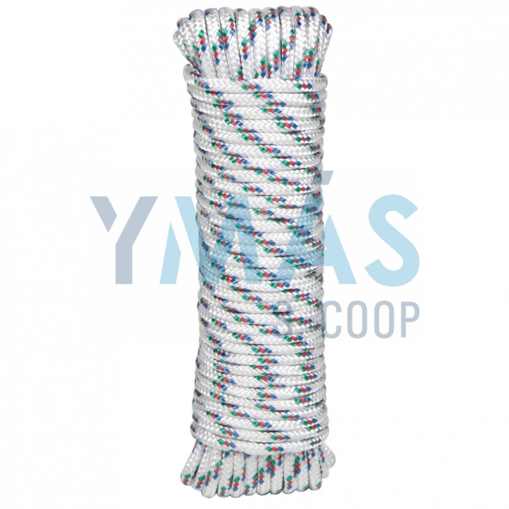 CUERDA POLIPROPILENO 4MM TEXTURADA TRICOLOR 30M