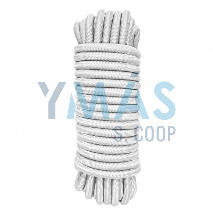 GOMA REDONDA 6MM BLANCO MADEJA 10M
