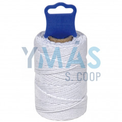CUERDA ALGODON ALIMENTARIA 1MM BLANCO 250M