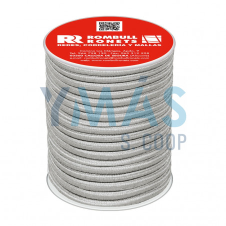 GOMA REDONDA 8MM BLANCO 25M