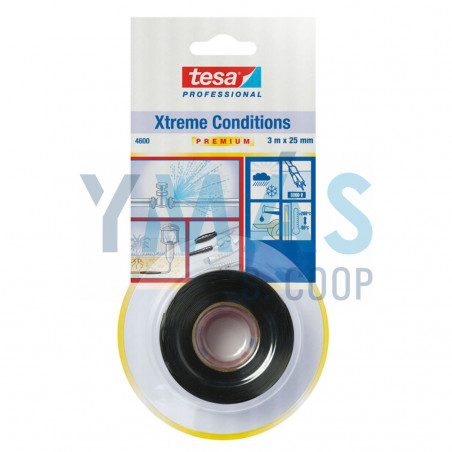 CINTA SILICONA AUTOSOLDABLE NEGRO 3M X 25MM