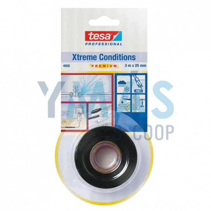 CINTA SILICONA AUTOSOLDABLE NEGRO 3M X 25MM