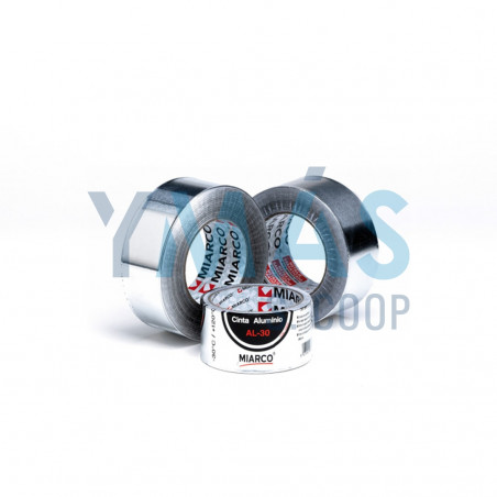CINTA ADHESIVA ALUMINIO AL30 10MX50MM