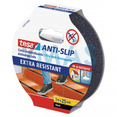 CINTA ANTIDESLIZANTE NEGRA 5M X 25MM