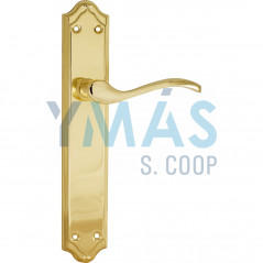 MANILLA CON PLACA LATONADA