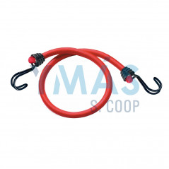 PULPO GOMA ELASTICAS 8MM 60CM ROJO 2 UNIDADES