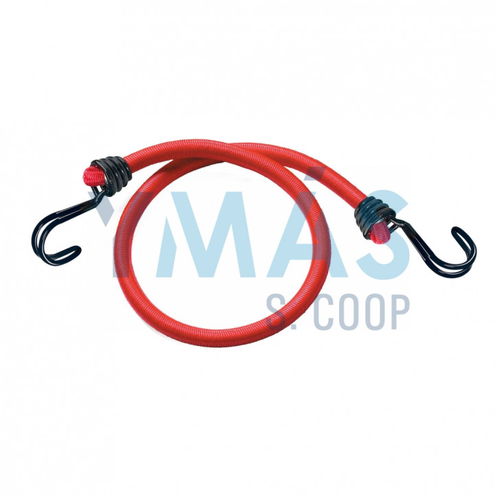 PULPO GOMA ELASTICAS 8MM 60CM ROJO 2 UNIDADES