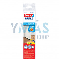 BURLETE PVC BAJO PUERTA BLANCO 1M X 37MM