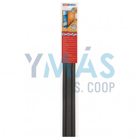 BURLETE PARA PUERTAS QUITA Y PON 9.5M X 25MM GRIS