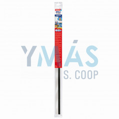 BURLETE ALUMINIO BAJO PUERTA INOX 1M X 40MM