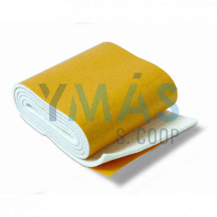 FIELTRO ROLLO ADHESIVO 8.5X100CM BLANCO