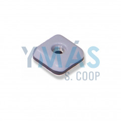 TACO DESLIZADOR ADHESIVO Y TORNILLO 24X24MM 8 UNI