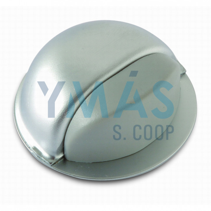 TOPE PUERTA ADHES ACERO CROMADO MATE