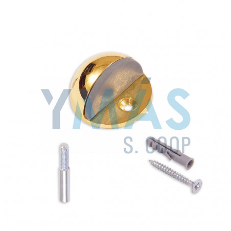 TOPE PUERTA CON PIVOTE Y TORNILLO DORADO