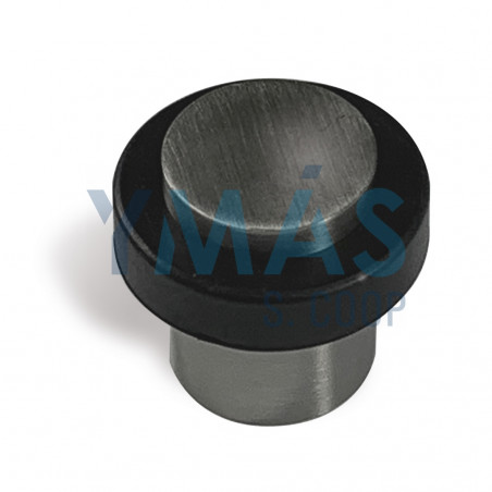 TOPE PUERTA CILINDRICO 3X4CM INOXIDABLE