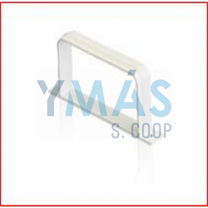 ABRAZADERA RECTANGULAR CERRADA PLASTICA 150X75