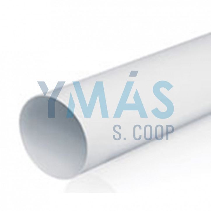TUBO EXTRACCION PVC REDONDO 1M 120MM