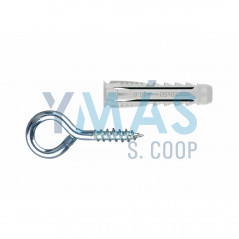 TACO NYLON C/HEMBRILLA CERRADA 6X30 BLISTER 6 UNID