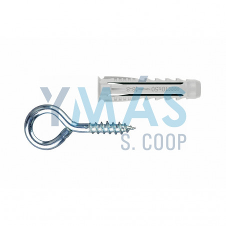 TACO NYLON C/HEMBRILLA CERRADA 6X30 BLISTER 6 UNID