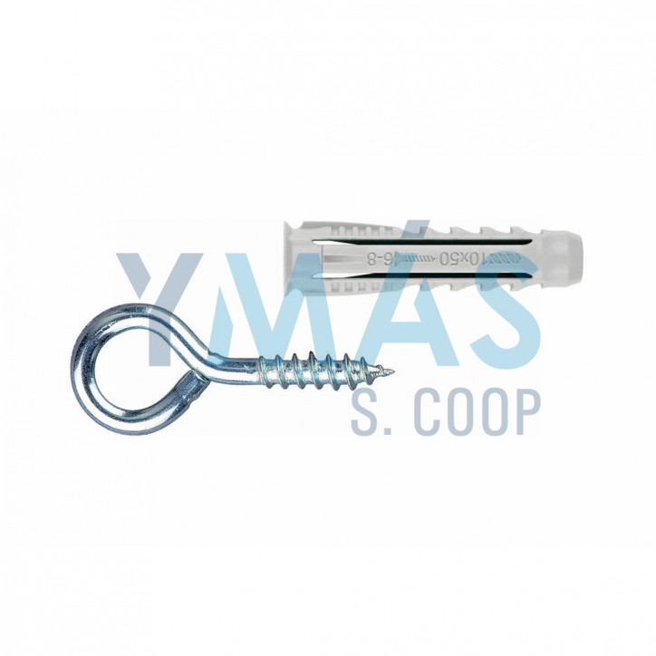 TACO NYLON C/HEMBRILLA CERRADA 6X30 BLISTER 6 UNID