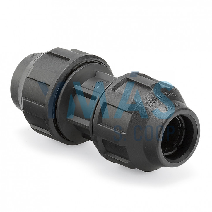 MANGUITO BOCAS IGUALES PP PARA POLIETILENO 25MM