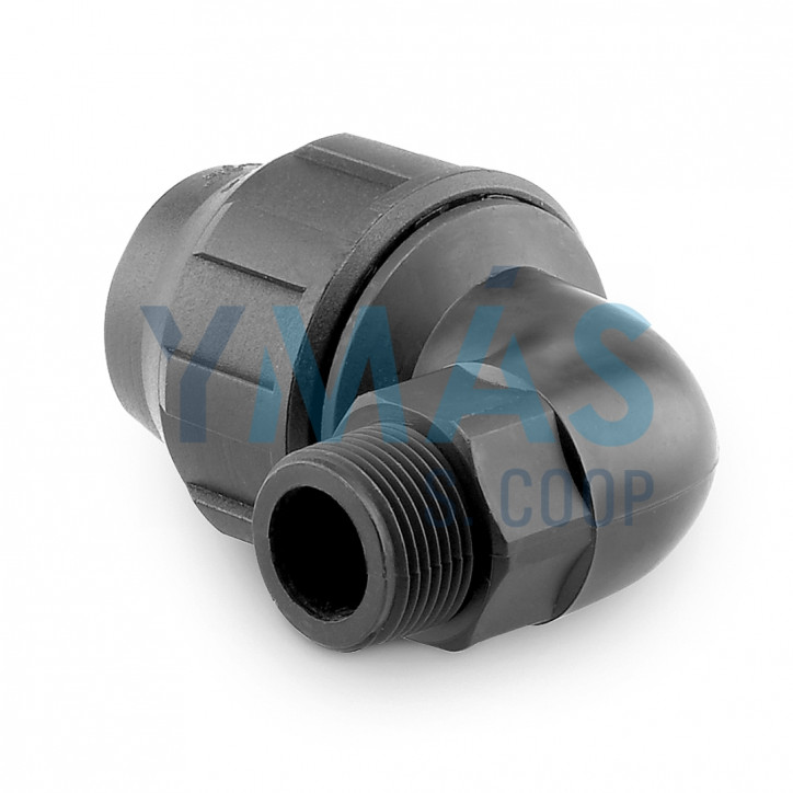 CODO ROSCA MACHO PP PARA POLIETILENO 25X3/4"