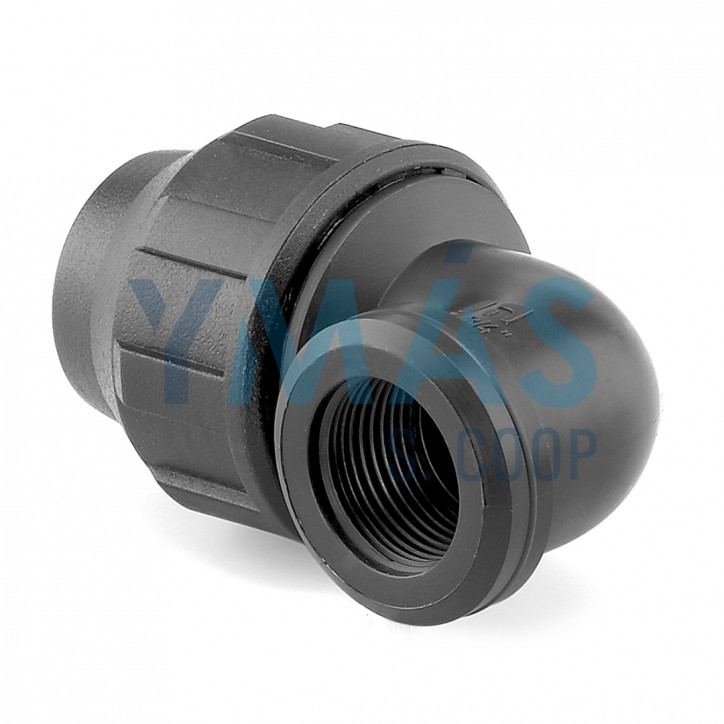 CODO ROSCA HEMBRA PP PARA POLIETILENO 32X1"