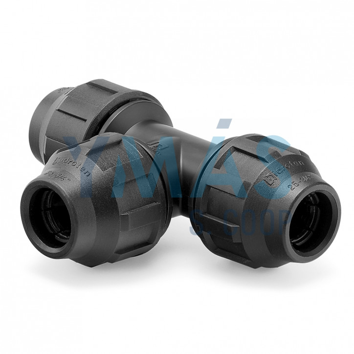 TE BOCAS IGUALES PP PARA POLIETILENO 25MM