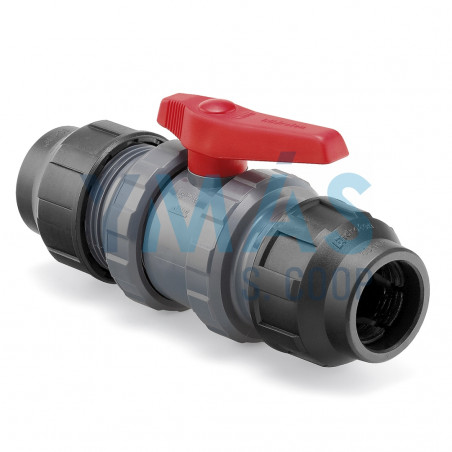 VALVULA DE BOLA SALIDA FITTING MIXTA PVC 32MM