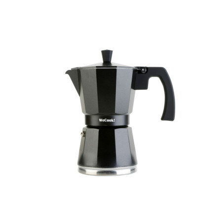 CAFETERA INDUCCION ALUMINIO NEGRO LUCCIA 12 TAZAS WECOOK