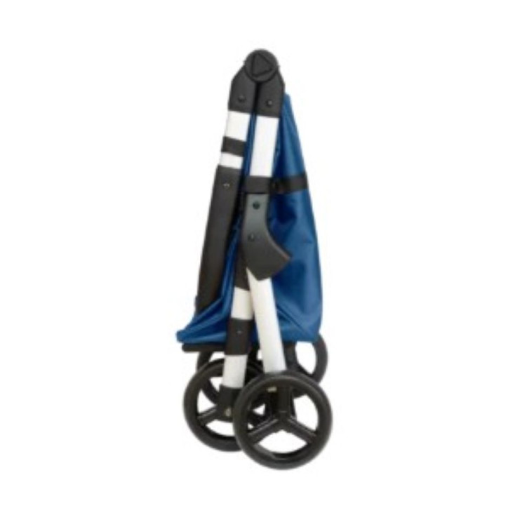 CARRO COMPRA 4 RUEDAS MUUVI PLEGABLE AZUL ALUMINIO DUETT