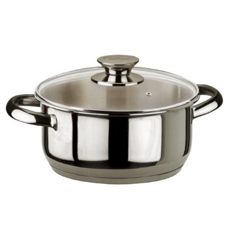 CACEROLA ECCO INOX TAPA CRISTAL 16CM INOXIBAR