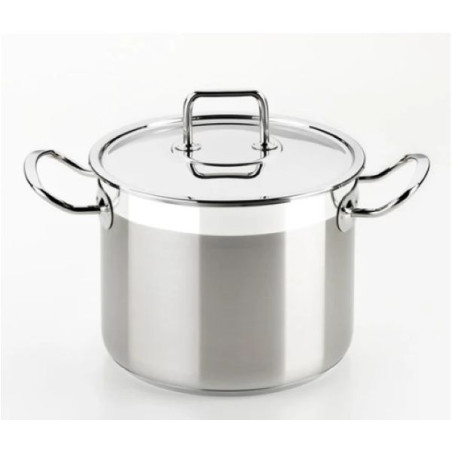 OLLA PROFESIONAL INOX CON TAPA 30 CM BRA