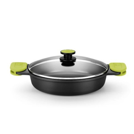 CACEROLA BAJA C/TAPA FOODIE 24 CM BRA
