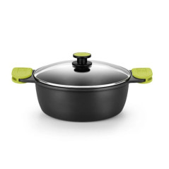 CACEROLA ALTA C/TAPA FOODIE 28 CM BRA