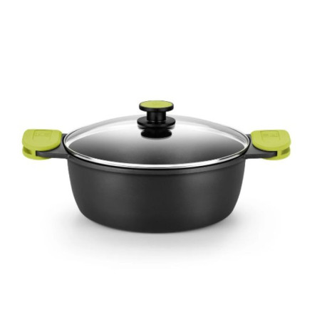 CACEROLA ALTA C/TAPA FOODIE 28 CM BRA