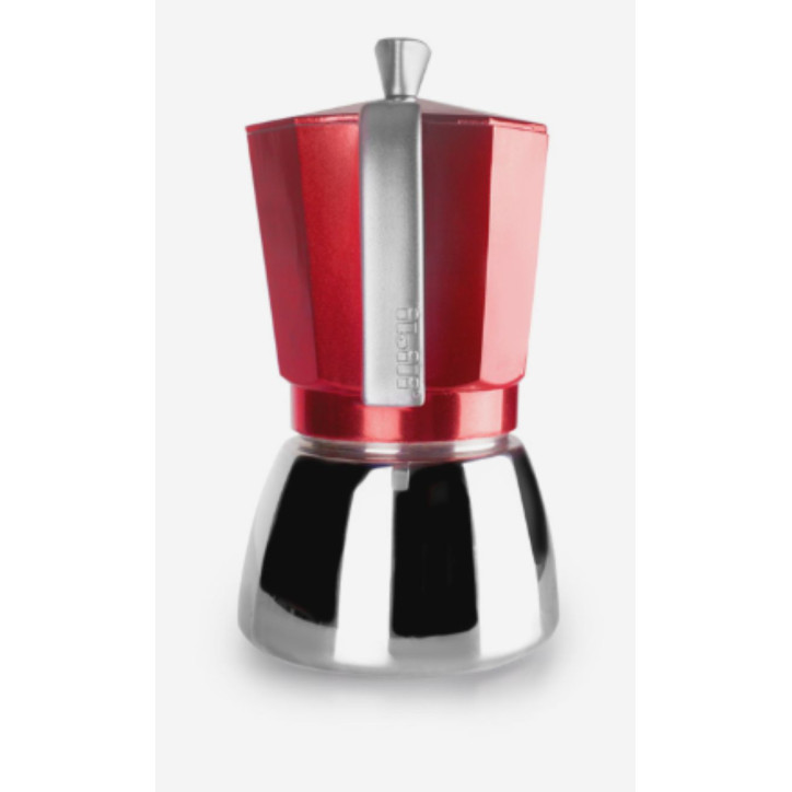 CAFETERA INDUCCION ELBA ROJA 3 TAZAS IBILI CAFETERA INDUCCION ELBA ROJA 3 TAZAS IBILI