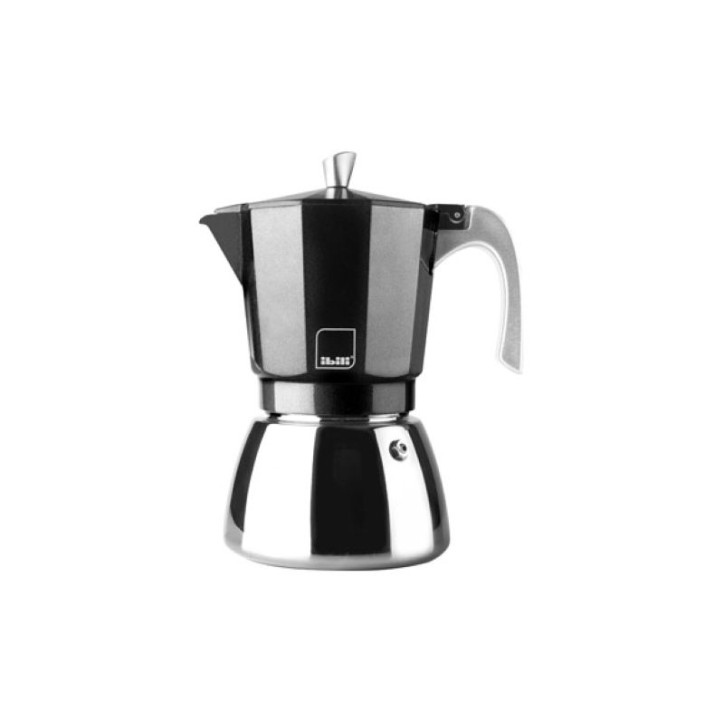 CAFETERA INDUCCION ELBA NEGRA 6 TAZAS IBILI