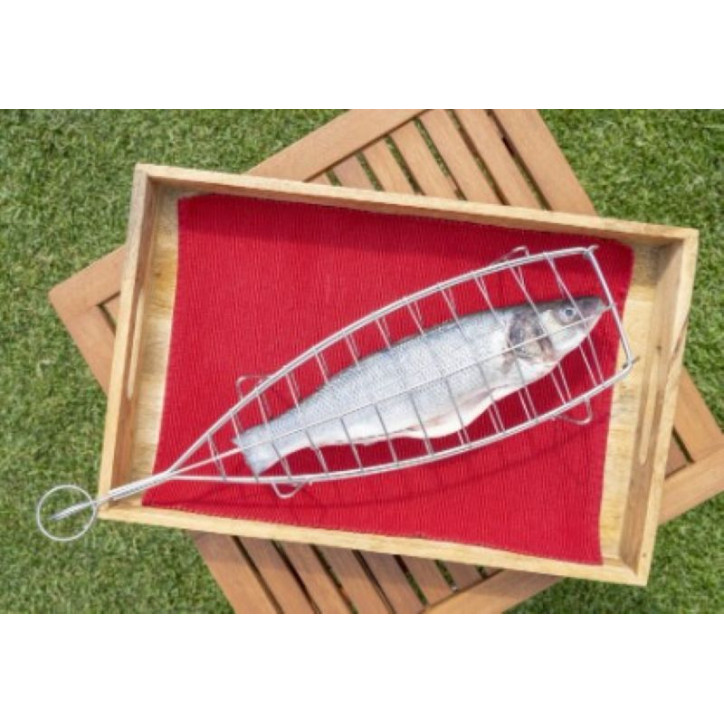 PARRILLA BESUGUERA INOX 54X13.5X8 CM SAUVIC