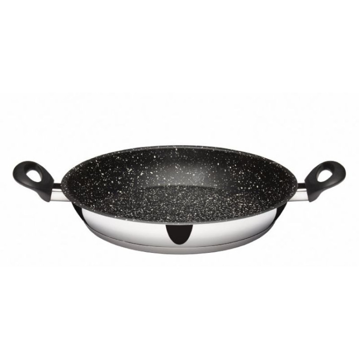 PAELLERA ACERO INOX INDUCCION INOXTONE 32 CM INOXIBAR PAELLERA ACERO INOX INDUCCION INOXTONE 32 CM INOXIBAR