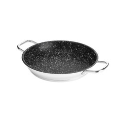 PAELLERA ACERO ASAS INOX INDUCCION PIEDRA  28 CM INOXIBAR